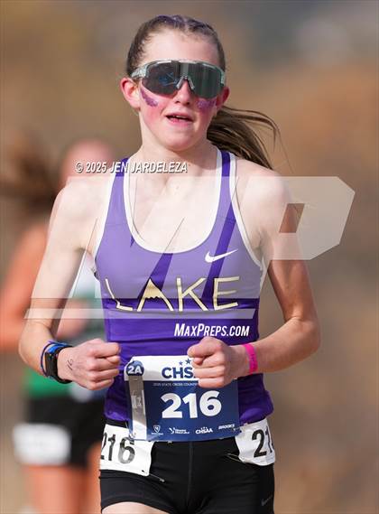 Thumbnail 1 in CHSAA 2A Cross Country Final photogallery.