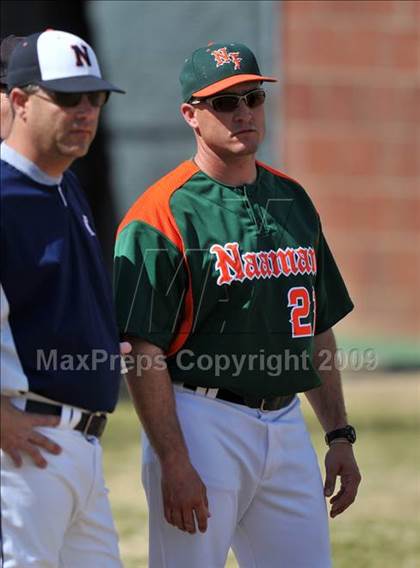 Thumbnail 2 in Naaman Forest vs McKinney North (Carrollton Diamond Classic) photogallery.