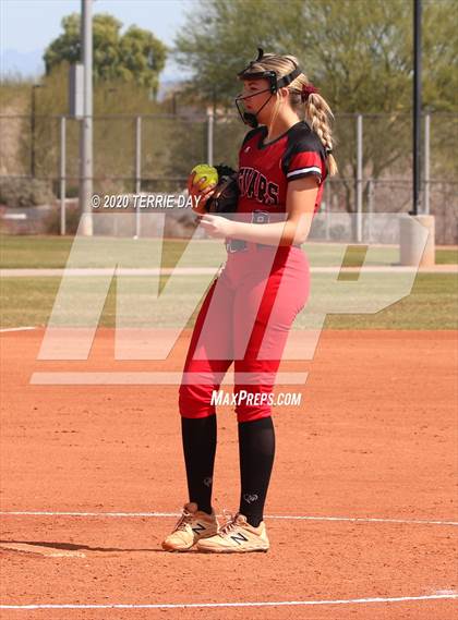 Thumbnail 1 in Xavier College Prep vs. Sunrise Mountain photogallery.