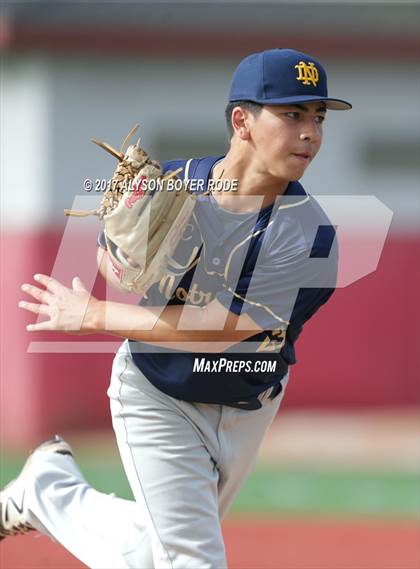 Thumbnail 3 in Aliso Niguel vs. Notre Dame (Boras Classic) photogallery.