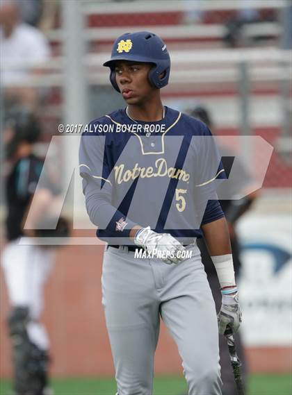 Thumbnail 1 in Aliso Niguel vs. Notre Dame (Boras Classic) photogallery.