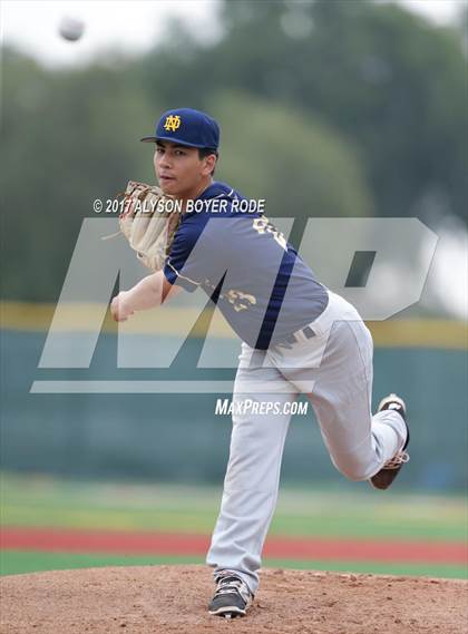 Thumbnail 2 in Aliso Niguel vs. Notre Dame (Boras Classic) photogallery.