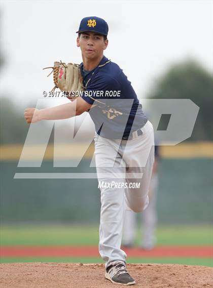 Thumbnail 2 in Aliso Niguel vs. Notre Dame (Boras Classic) photogallery.