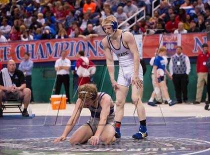 Thumbnail 1 in NCHSAA State 2A Boys Wrestling Championships (Finals)  photogallery.