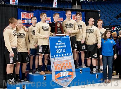 Thumbnail 3 in NCHSAA State 2A Boys Wrestling Championships (Finals)  photogallery.