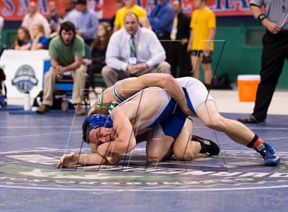 Thumbnail 2 in NCHSAA State 2A Boys Wrestling Championships (Finals)  photogallery.