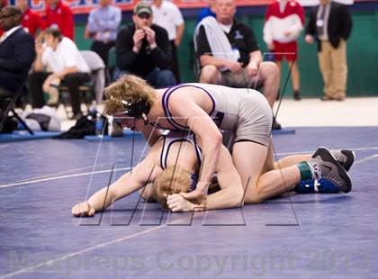 Thumbnail 2 in NCHSAA State 2A Boys Wrestling Championships (Finals)  photogallery.