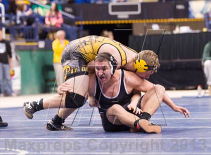 Thumbnail 2 in NCHSAA State 2A Boys Wrestling Championships (Finals)  photogallery.