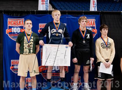 Thumbnail 1 in NCHSAA State 2A Boys Wrestling Championships (Finals)  photogallery.