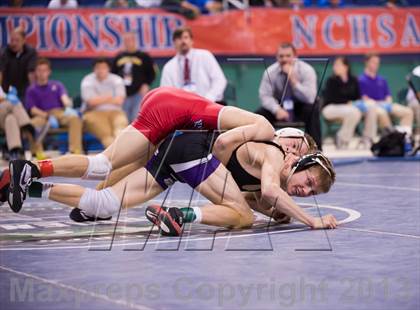 Thumbnail 1 in NCHSAA State 2A Boys Wrestling Championships (Finals)  photogallery.