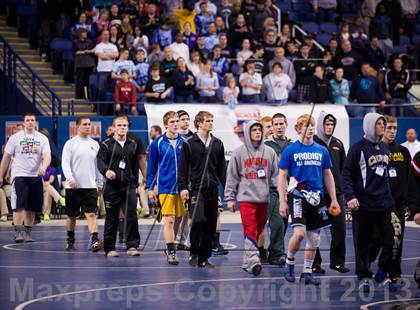 Thumbnail 2 in NCHSAA State 2A Boys Wrestling Championships (Finals)  photogallery.
