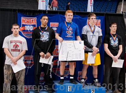 Thumbnail 1 in NCHSAA State 2A Boys Wrestling Championships (Finals)  photogallery.