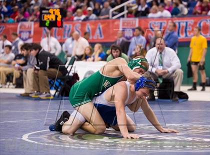Thumbnail 2 in NCHSAA State 2A Boys Wrestling Championships (Finals)  photogallery.