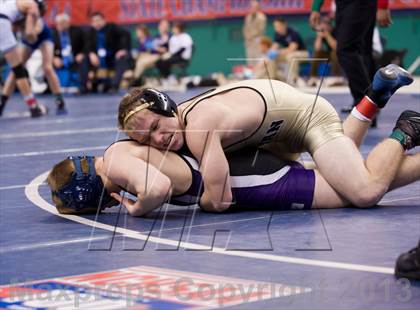 Thumbnail 2 in NCHSAA State 2A Boys Wrestling Championships (Finals)  photogallery.