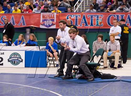 Thumbnail 2 in NCHSAA State 2A Boys Wrestling Championships (Finals)  photogallery.