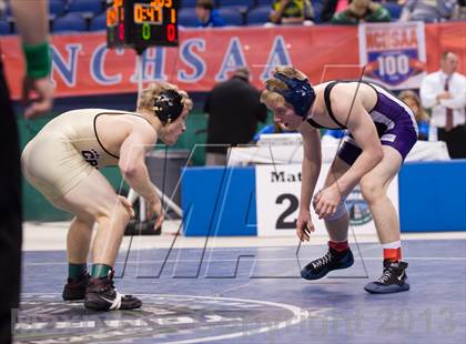 Thumbnail 2 in NCHSAA State 2A Boys Wrestling Championships (Finals)  photogallery.