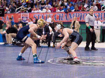 Thumbnail 1 in NCHSAA State 2A Boys Wrestling Championships (Finals)  photogallery.