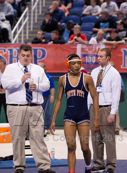 Thumbnail 3 in NCHSAA State 2A Boys Wrestling Championships (Finals)  photogallery.
