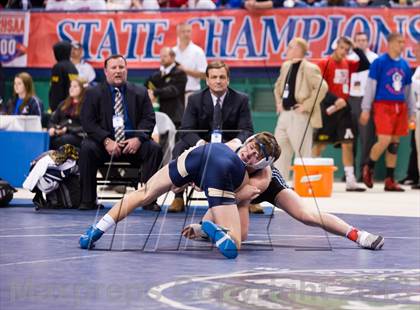 Thumbnail 2 in NCHSAA State 2A Boys Wrestling Championships (Finals)  photogallery.