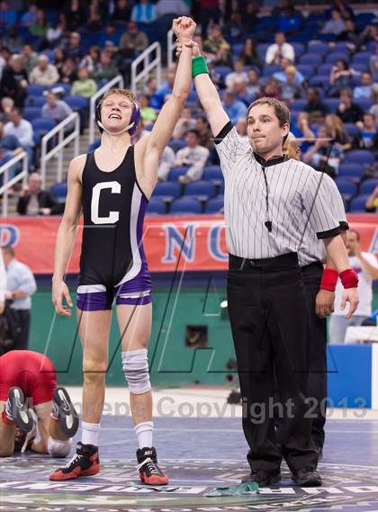 Thumbnail 2 in NCHSAA State 2A Boys Wrestling Championships (Finals)  photogallery.