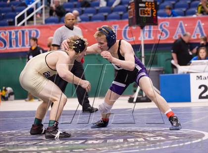 Thumbnail 1 in NCHSAA State 2A Boys Wrestling Championships (Finals)  photogallery.