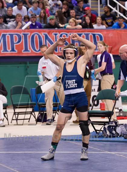 Thumbnail 2 in NCHSAA State 2A Boys Wrestling Championships (Finals)  photogallery.