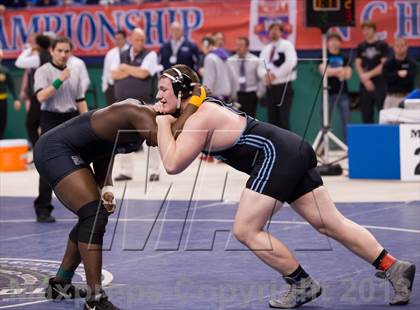 Thumbnail 1 in NCHSAA State 2A Boys Wrestling Championships (Finals)  photogallery.