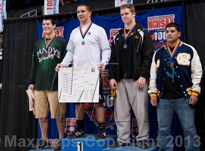 Thumbnail 1 in NCHSAA State 2A Boys Wrestling Championships (Finals)  photogallery.