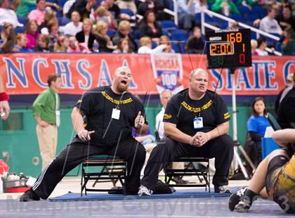 Thumbnail 1 in NCHSAA State 2A Boys Wrestling Championships (Finals)  photogallery.
