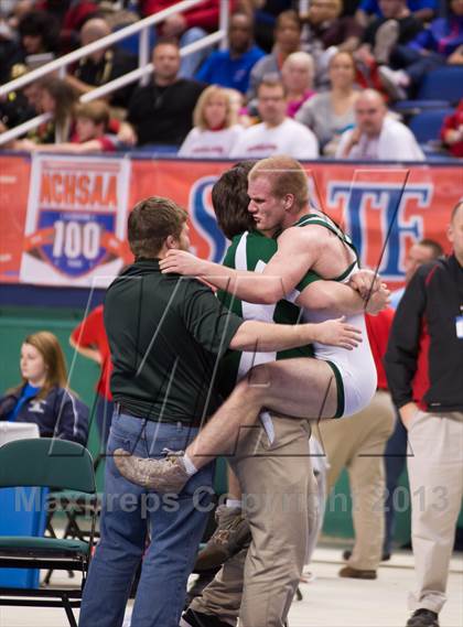 Thumbnail 1 in NCHSAA State 2A Boys Wrestling Championships (Finals)  photogallery.