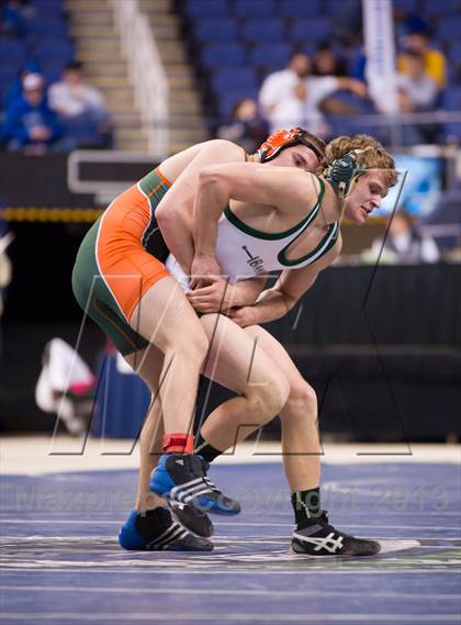 Thumbnail 1 in NCHSAA State 2A Boys Wrestling Championships (Finals)  photogallery.