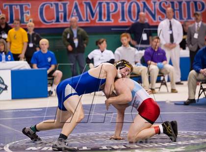 Thumbnail 2 in NCHSAA State 2A Boys Wrestling Championships (Finals)  photogallery.