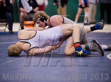 Thumbnail 1 in NCHSAA State 2A Boys Wrestling Championships (Finals)  photogallery.