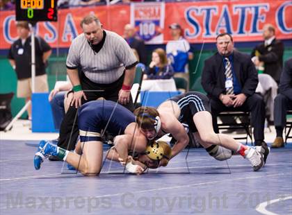 Thumbnail 2 in NCHSAA State 2A Boys Wrestling Championships (Finals)  photogallery.