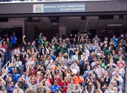 Thumbnail 3 in NCHSAA State 2A Boys Wrestling Championships (Finals)  photogallery.