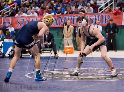 Thumbnail 2 in NCHSAA State 2A Boys Wrestling Championships (Finals)  photogallery.