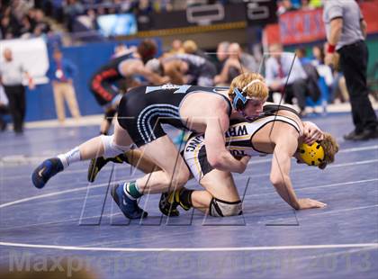 Thumbnail 2 in NCHSAA State 2A Boys Wrestling Championships (Finals)  photogallery.