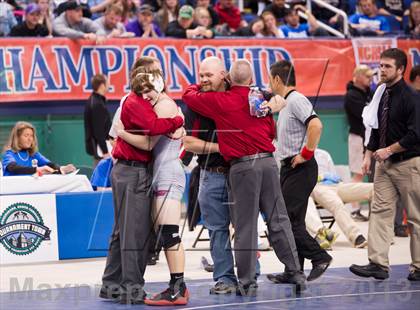 Thumbnail 1 in NCHSAA State 2A Boys Wrestling Championships (Finals)  photogallery.