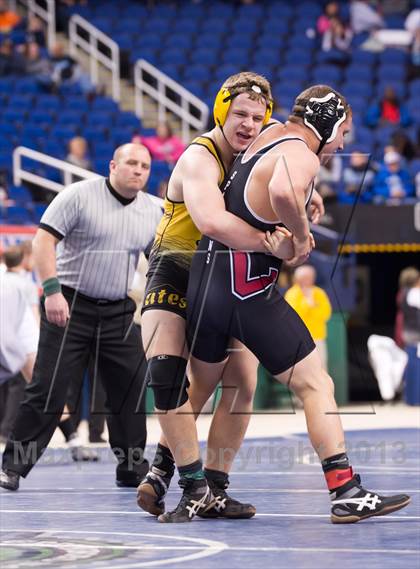 Thumbnail 1 in NCHSAA State 2A Boys Wrestling Championships (Finals)  photogallery.