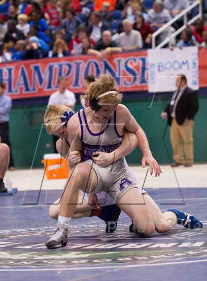 Thumbnail 2 in NCHSAA State 2A Boys Wrestling Championships (Finals)  photogallery.