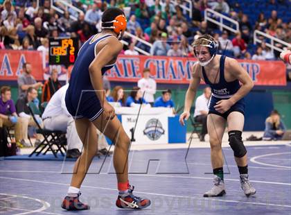 Thumbnail 1 in NCHSAA State 2A Boys Wrestling Championships (Finals)  photogallery.