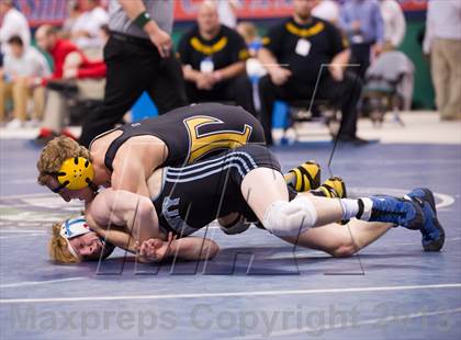 Thumbnail 2 in NCHSAA State 2A Boys Wrestling Championships (Finals)  photogallery.