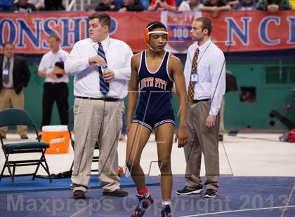 Thumbnail 1 in NCHSAA State 2A Boys Wrestling Championships (Finals)  photogallery.