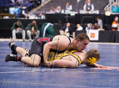Thumbnail 3 in NCHSAA State 2A Boys Wrestling Championships (Finals)  photogallery.
