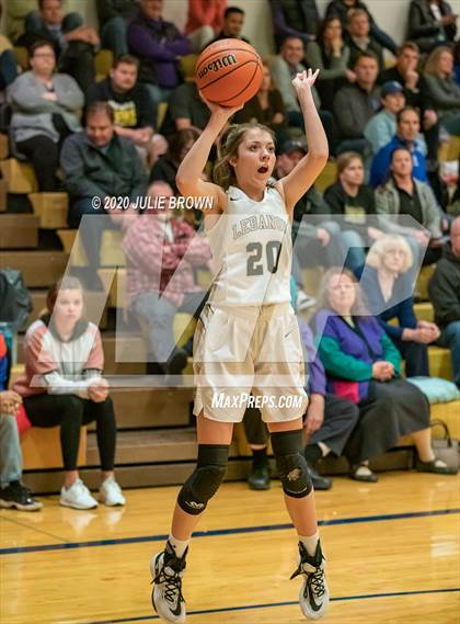 Thumbnail 2 in Lebanon vs Indianapolis Bishop Chatard (IHSAA 3A Sectional Playoff) photogallery.