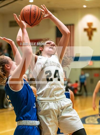 Thumbnail 1 in Lebanon vs Indianapolis Bishop Chatard (IHSAA 3A Sectional Playoff) photogallery.