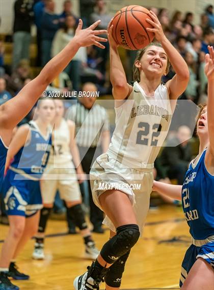 Thumbnail 2 in Lebanon vs Indianapolis Bishop Chatard (IHSAA 3A Sectional Playoff) photogallery.