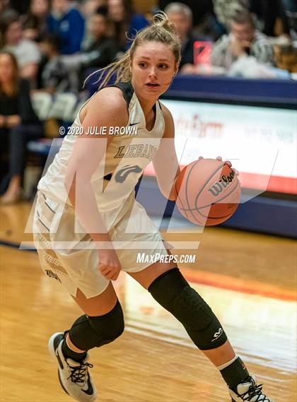 Thumbnail 1 in Lebanon vs Indianapolis Bishop Chatard (IHSAA 3A Sectional Playoff) photogallery.