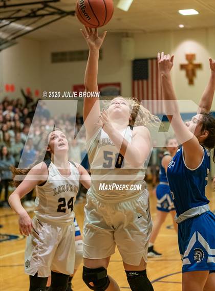 Thumbnail 2 in Lebanon vs Indianapolis Bishop Chatard (IHSAA 3A Sectional Playoff) photogallery.