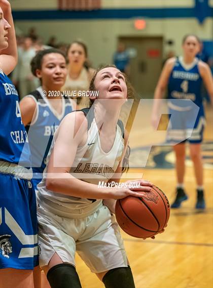 Thumbnail 2 in Lebanon vs Indianapolis Bishop Chatard (IHSAA 3A Sectional Playoff) photogallery.